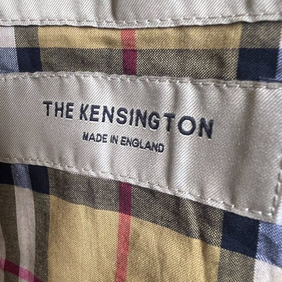 Burberry Yellow Gabardine Camden Car Coat - Picture 15 of 16